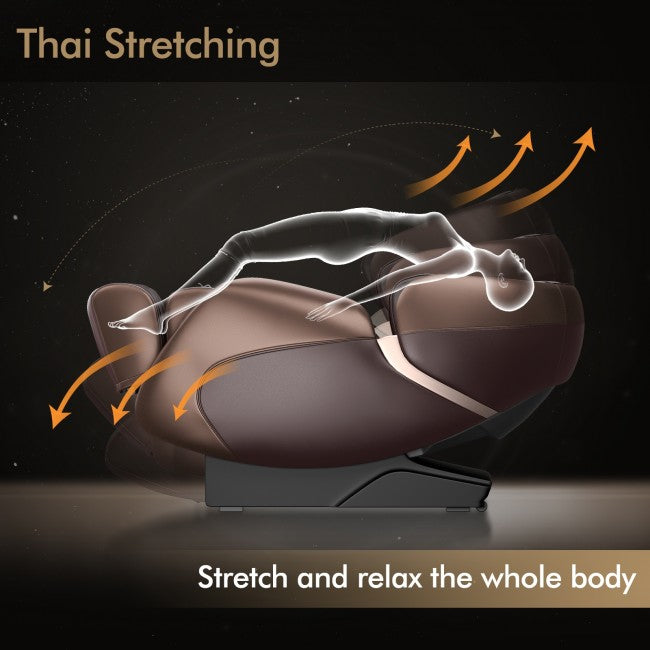 Entspannen Sie Null-Grenze Shiatsu Massagestuhl mit Heizung (SL-Track)